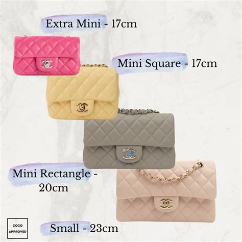 25.5 cm chanel bag|chanel bag size guide.